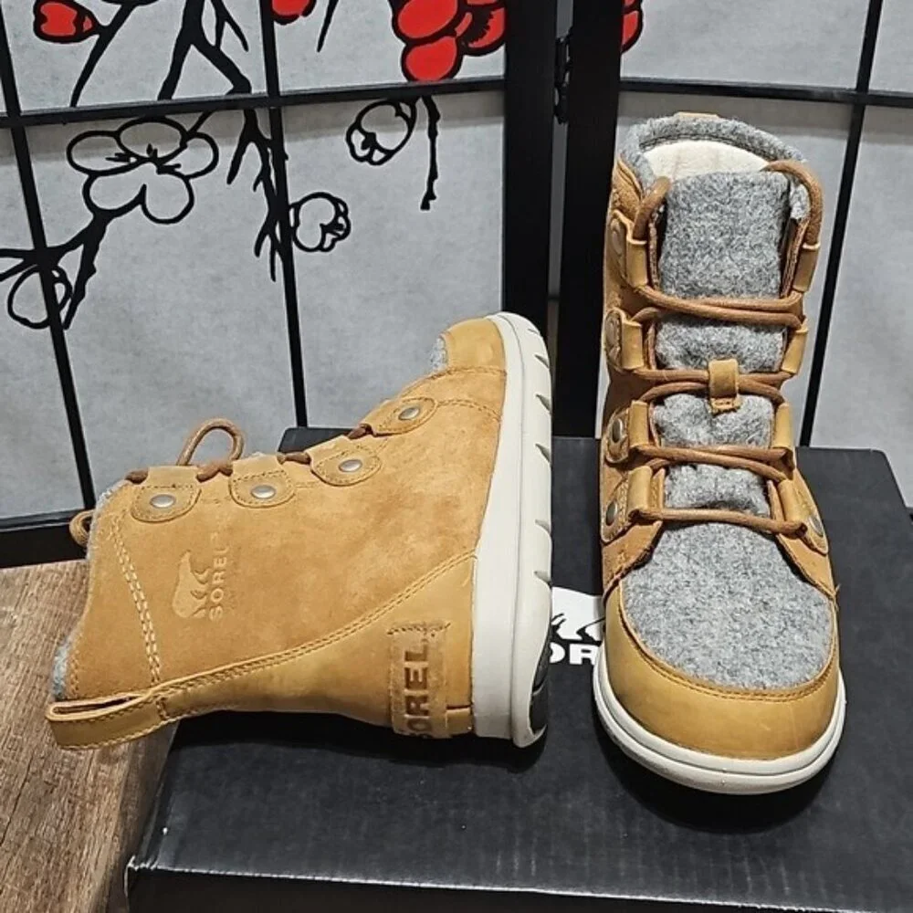 Sorel Explorer Joan Waterproof Boots Size 6 New - Picture 3 of 13